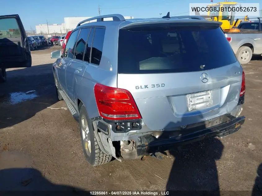 2013 Mercedes-Benz Glk 350 4Matic VIN: WDCGG8JB1DG052673 Lot: 12285861