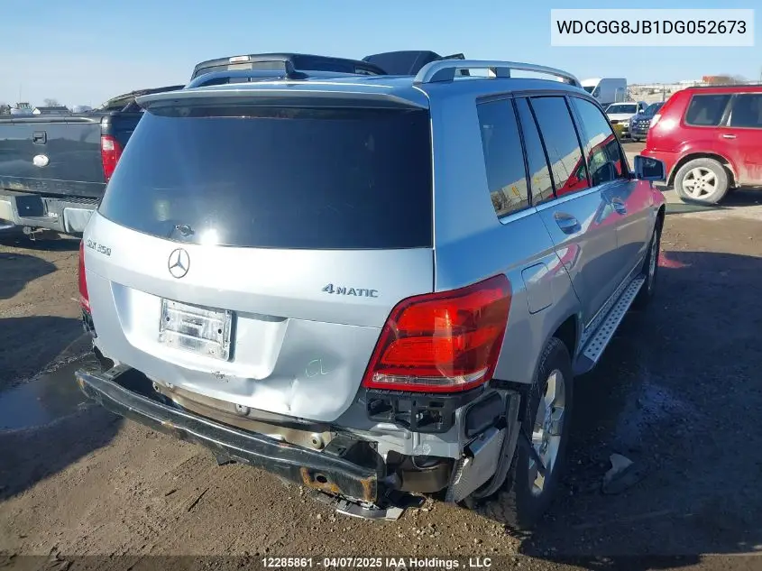 2013 Mercedes-Benz Glk 350 4Matic VIN: WDCGG8JB1DG052673 Lot: 12285861