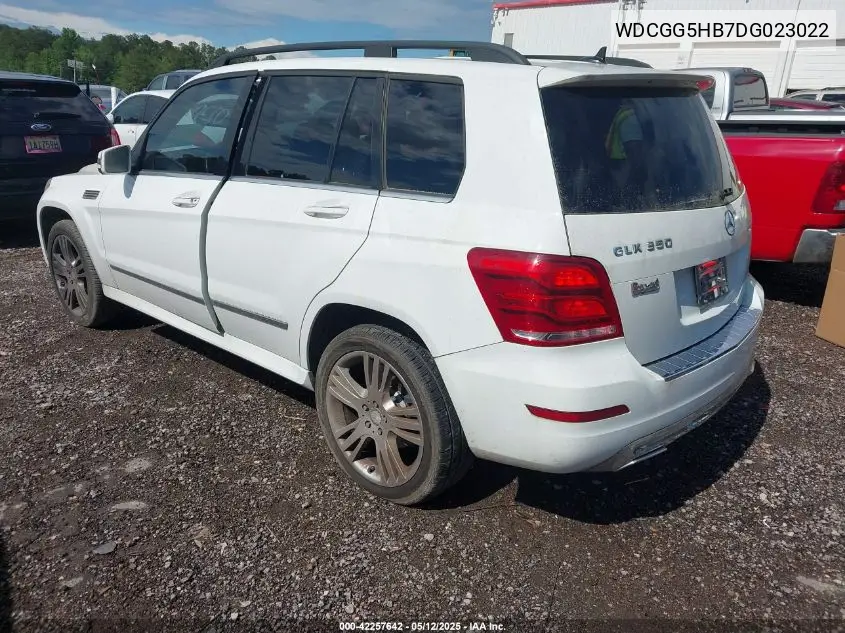 2013 Mercedes-Benz Glk 350 VIN: WDCGG5HB7DG023022 Lot: 42257642