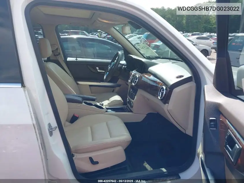 2013 Mercedes-Benz Glk 350 VIN: WDCGG5HB7DG023022 Lot: 42257642