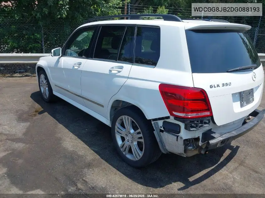 2013 Mercedes-Benz Glk 350 4Matic VIN: WDCGG8JB2DG088193 Lot: 42579816