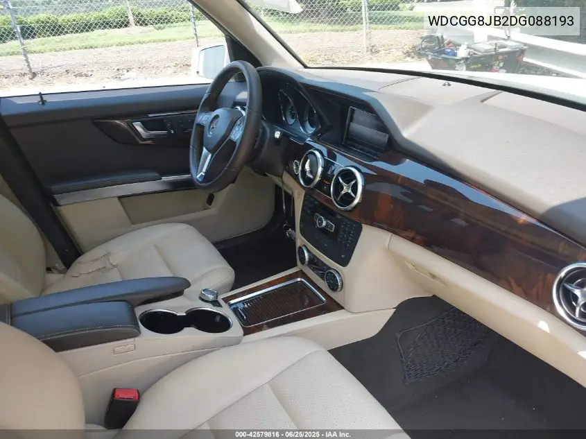 2013 Mercedes-Benz Glk 350 4Matic VIN: WDCGG8JB2DG088193 Lot: 42579816