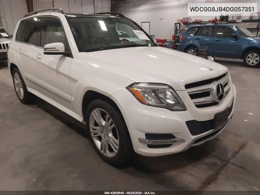 2013 Mercedes-Benz Glk 350 4Matic VIN: WDCGG8JB4DG057351 Lot: 42600546
