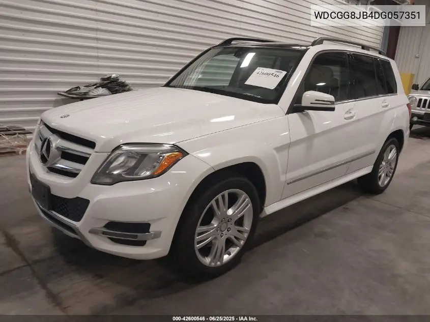 2013 Mercedes-Benz Glk 350 4Matic VIN: WDCGG8JB4DG057351 Lot: 42600546
