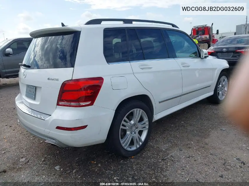 2013 Mercedes-Benz Glk 350 4Matic VIN: WDCGG8JB2DG032609 Lot: 42616236