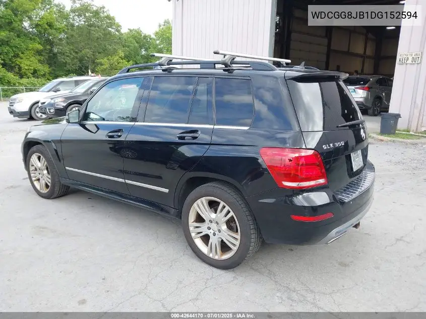 2013 Mercedes-Benz Glk 350 4Matic VIN: WDCGG8JB1DG152594 Lot: 42644170