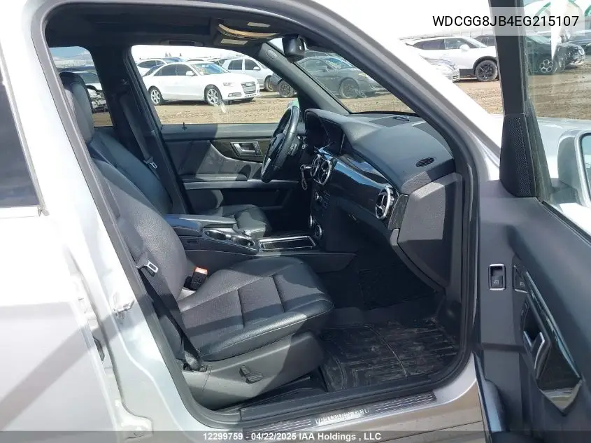 2014 Mercedes-Benz Glk 350 4Matic VIN: WDCGG8JB4EG215107 Lot: 12299759