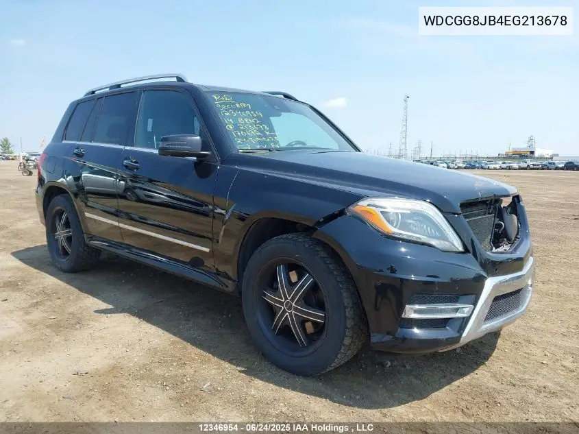 2014 Mercedes-Benz Glk 350 4Matic VIN: WDCGG8JB4EG213678 Lot: 12346954