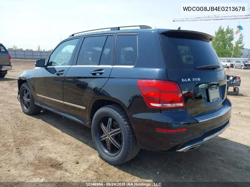 2014 Mercedes-Benz Glk 350 4Matic VIN: WDCGG8JB4EG213678 Lot: 12346954