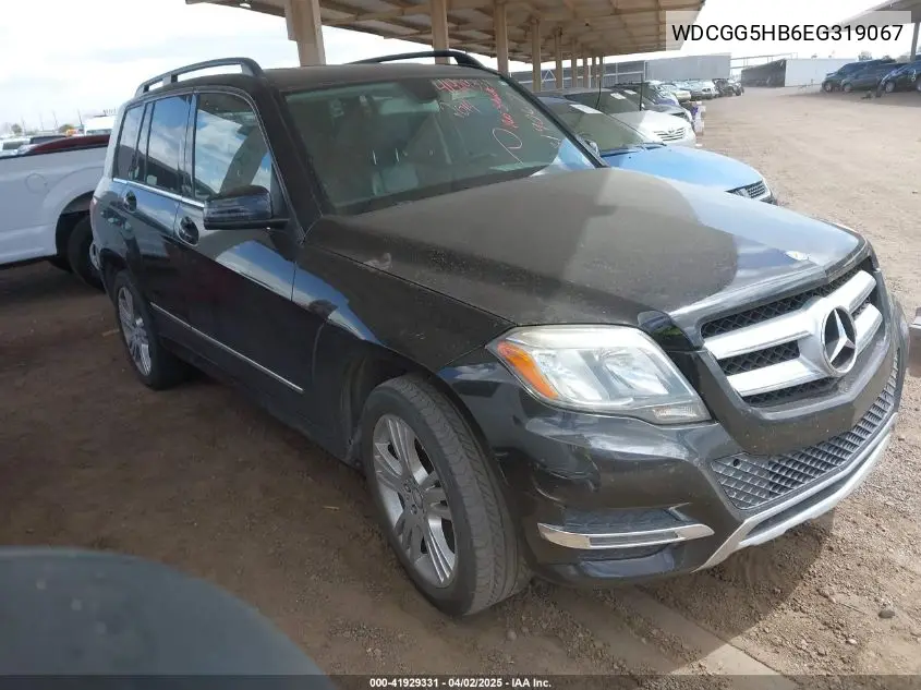 2014 Mercedes-Benz Glk 350 VIN: WDCGG5HB6EG319067 Lot: 41929331