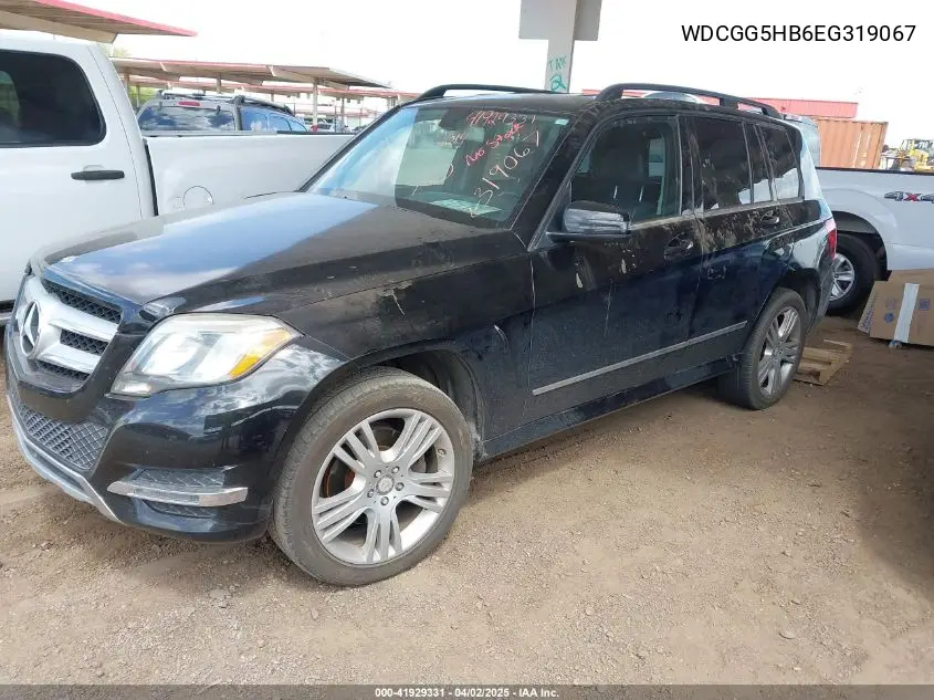 2014 Mercedes-Benz Glk 350 VIN: WDCGG5HB6EG319067 Lot: 41929331