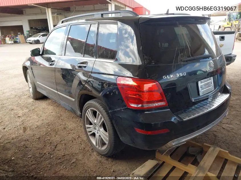 2014 Mercedes-Benz Glk 350 VIN: WDCGG5HB6EG319067 Lot: 41929331
