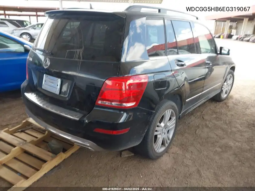 2014 Mercedes-Benz Glk 350 VIN: WDCGG5HB6EG319067 Lot: 41929331