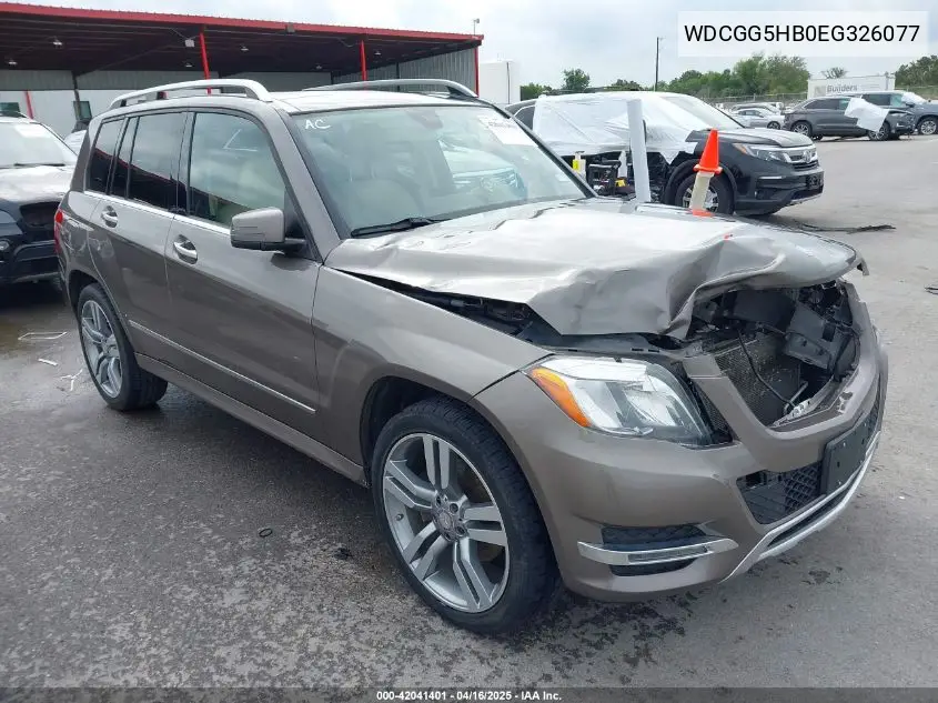 2014 Mercedes-Benz Glk 350 VIN: WDCGG5HB0EG326077 Lot: 42041401