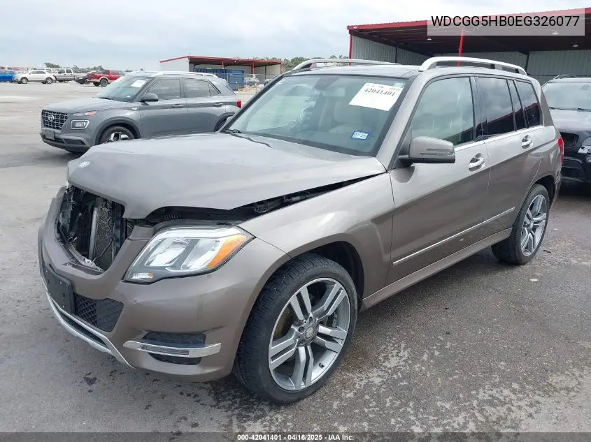 2014 Mercedes-Benz Glk 350 VIN: WDCGG5HB0EG326077 Lot: 42041401