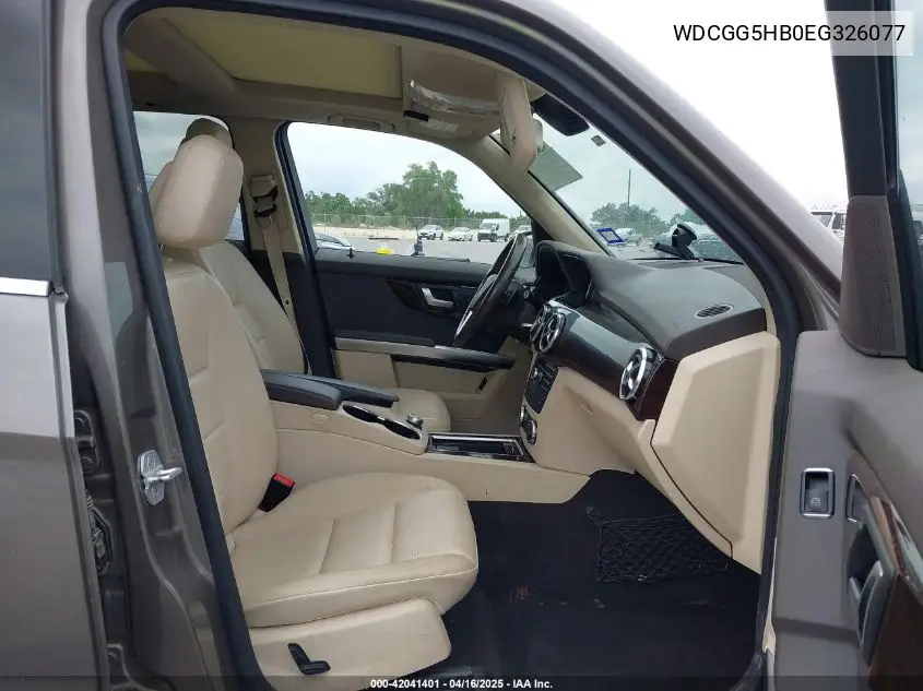 2014 Mercedes-Benz Glk 350 VIN: WDCGG5HB0EG326077 Lot: 42041401