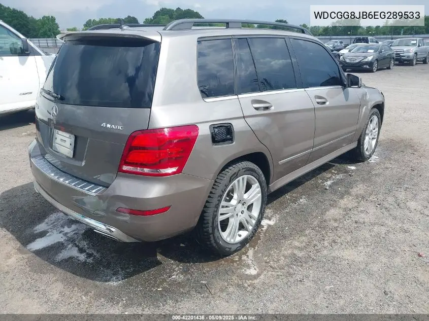 2014 Mercedes-Benz Glk 350 4Matic VIN: WDCGG8JB6EG289533 Lot: 42201436