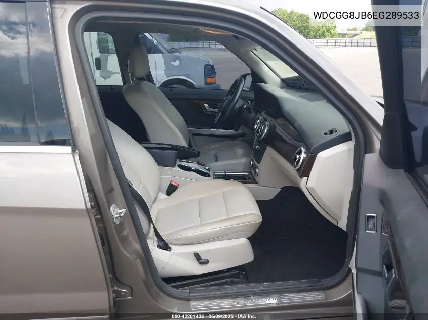 2014 Mercedes-Benz Glk 350 4Matic VIN: WDCGG8JB6EG289533 Lot: 42201436