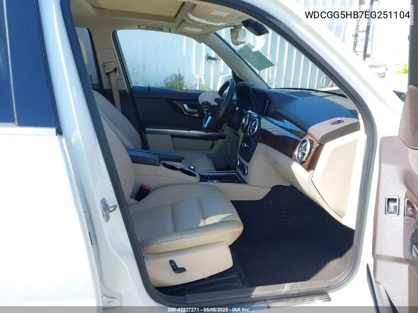 2014 Mercedes-Benz Glk 350 VIN: WDCGG5HB7EG251104 Lot: 42227271