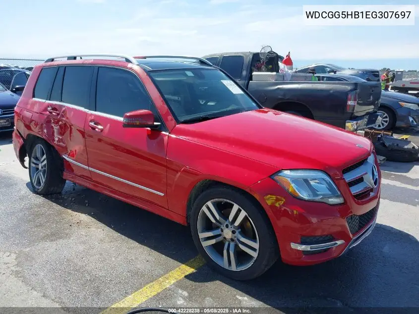 2014 Mercedes-Benz Glk 350 VIN: WDCGG5HB1EG307697 Lot: 42228238