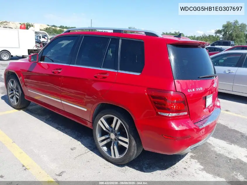 2014 Mercedes-Benz Glk 350 VIN: WDCGG5HB1EG307697 Lot: 42228238