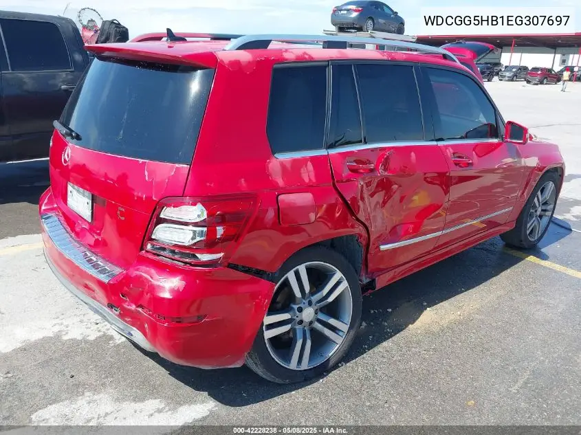 2014 Mercedes-Benz Glk 350 VIN: WDCGG5HB1EG307697 Lot: 42228238