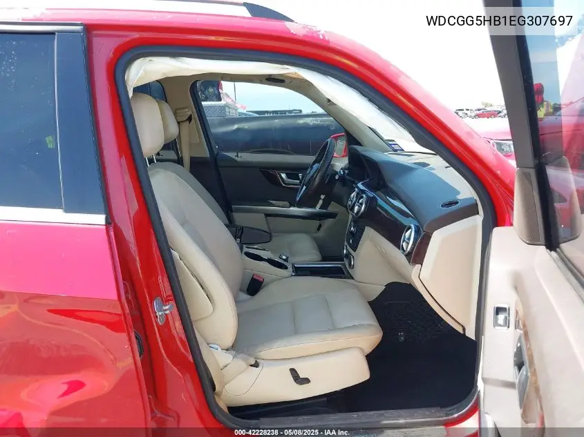 2014 Mercedes-Benz Glk 350 VIN: WDCGG5HB1EG307697 Lot: 42228238