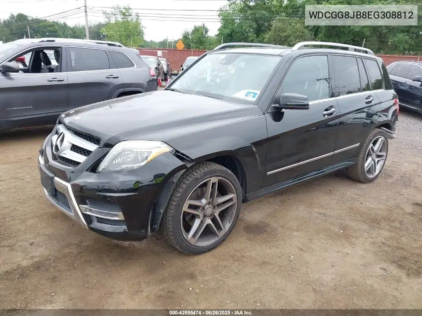 2014 Mercedes-Benz Glk 350 4Matic VIN: WDCGG8JB8EG308812 Lot: 42595474