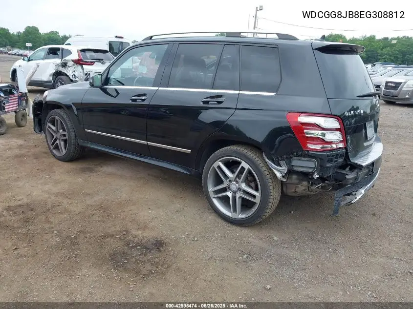 2014 Mercedes-Benz Glk 350 4Matic VIN: WDCGG8JB8EG308812 Lot: 42595474