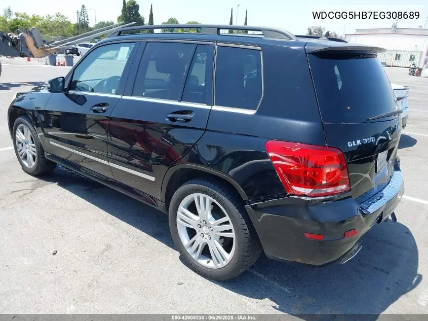 2014 Mercedes-Benz Glk 350 VIN: WDCGG5HB7EG308689 Lot: 42605134