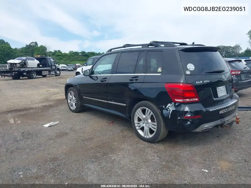 2014 Mercedes-Benz Glk 350 4Matic VIN: WDCGG8JB2EG239051 Lot: 42634414