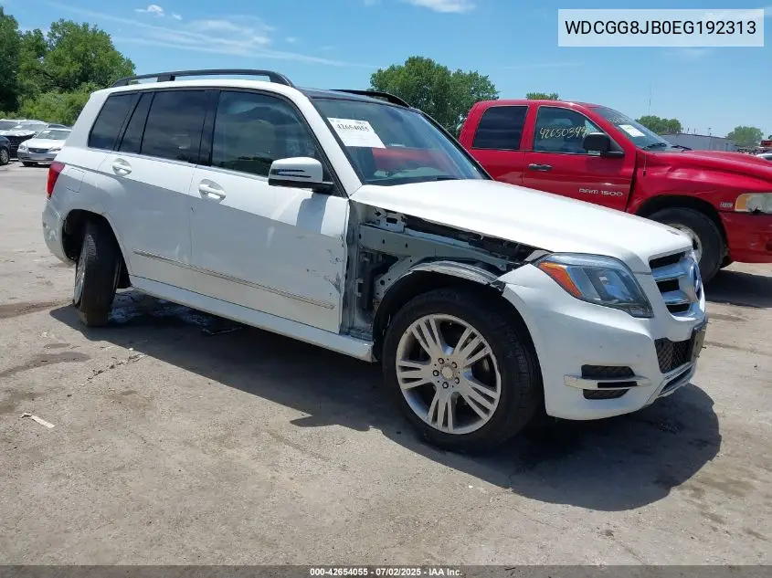 2014 Mercedes-Benz Glk 350 4Matic VIN: WDCGG8JB0EG192313 Lot: 42654055