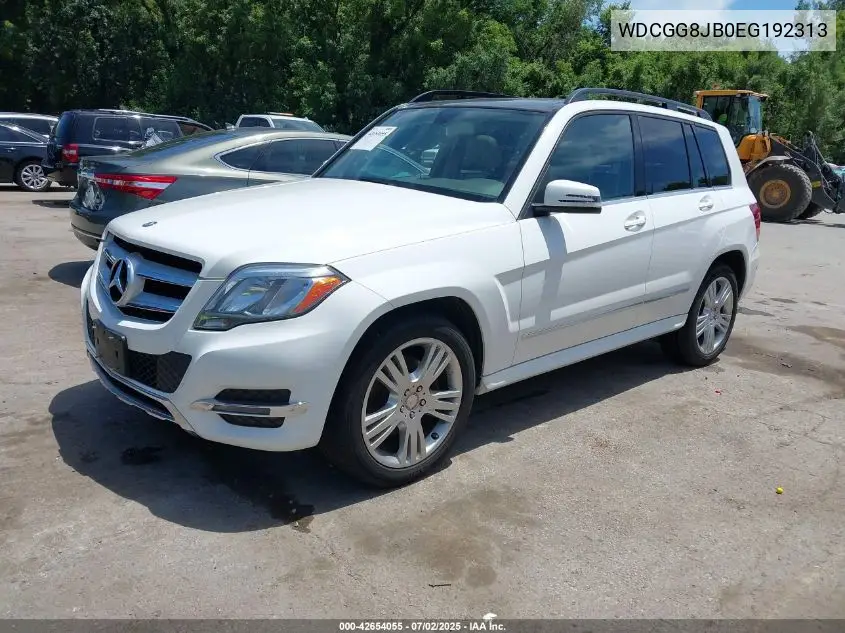 2014 Mercedes-Benz Glk 350 4Matic VIN: WDCGG8JB0EG192313 Lot: 42654055
