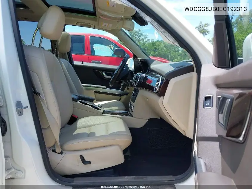 2014 Mercedes-Benz Glk 350 4Matic VIN: WDCGG8JB0EG192313 Lot: 42654055