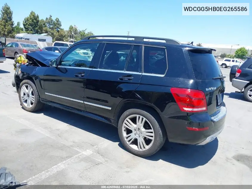 2014 Mercedes-Benz Glk 350 VIN: WDCGG5HB0EG265586 Lot: 42659482