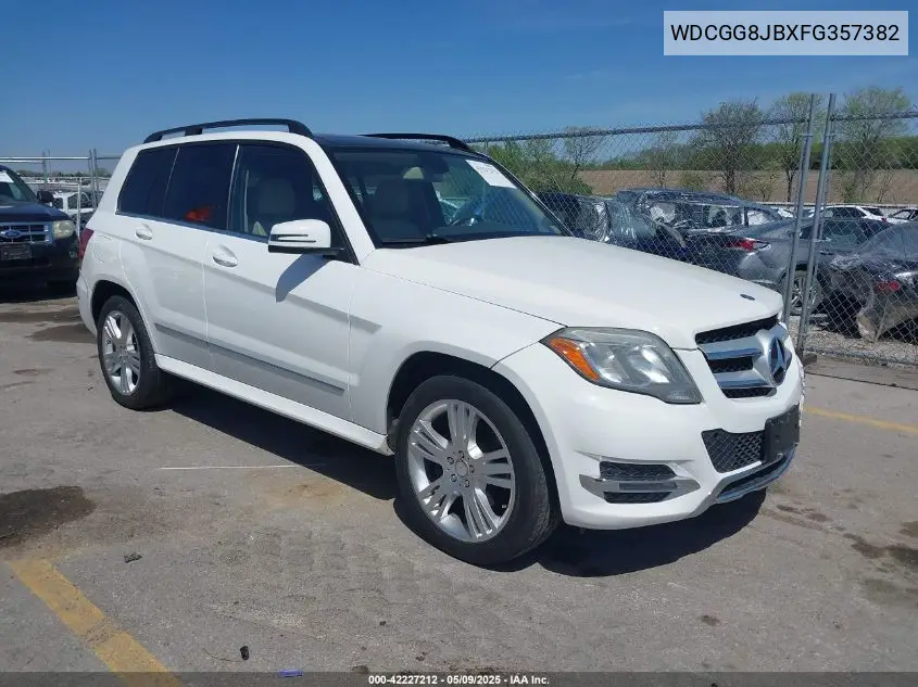 2015 Mercedes-Benz Glk 350 4Matic VIN: WDCGG8JBXFG357382 Lot: 42227212
