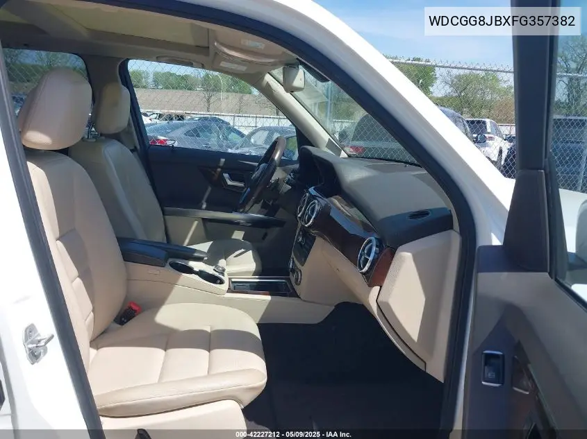 2015 Mercedes-Benz Glk 350 4Matic VIN: WDCGG8JBXFG357382 Lot: 42227212