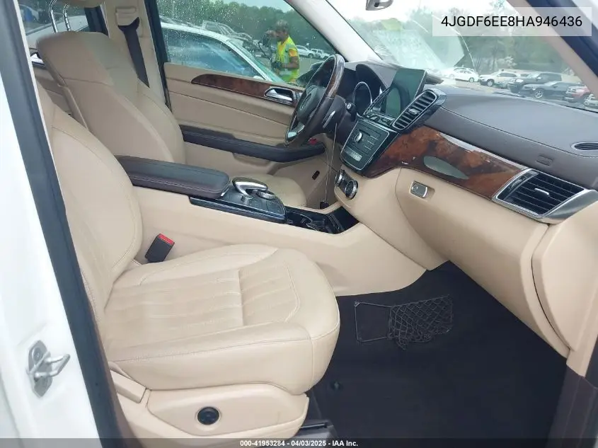 2017 Mercedes-Benz Gls 450 4Matic VIN: 4JGDF6EE8HA946436 Lot: 41953284