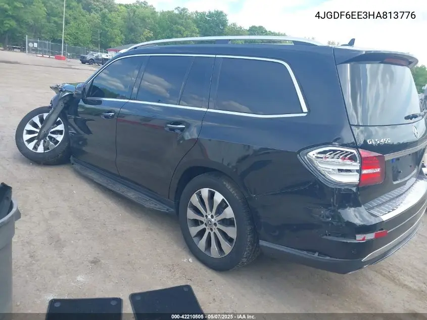 2017 Mercedes-Benz Gls 450 4Matic VIN: 4JGDF6EE3HA813776 Lot: 42210505