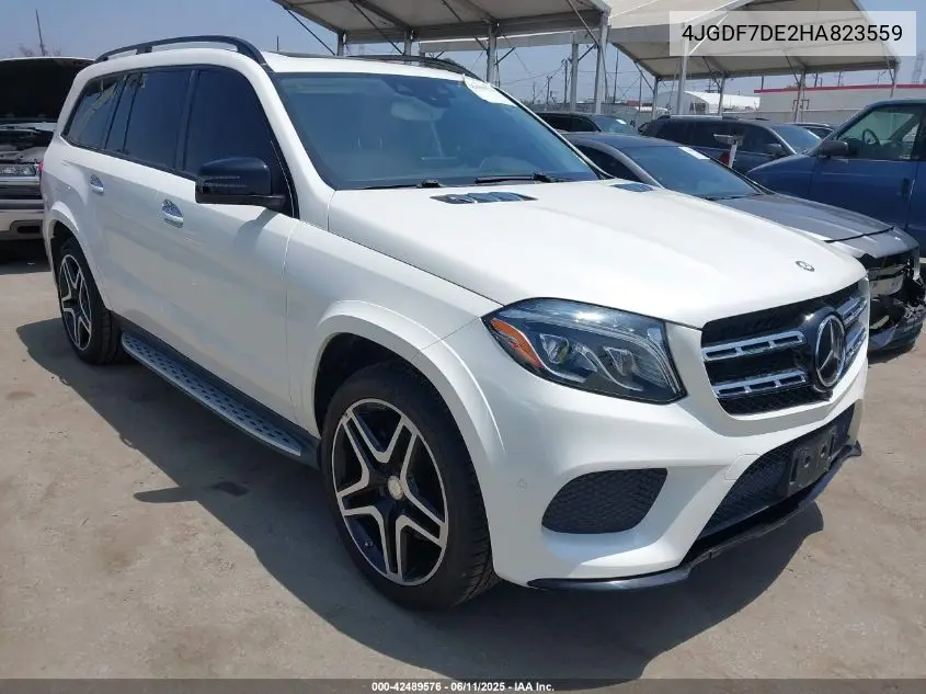 2017 Mercedes-Benz Gls 550 4Matic VIN: 4JGDF7DE2HA823559 Lot: 42489576