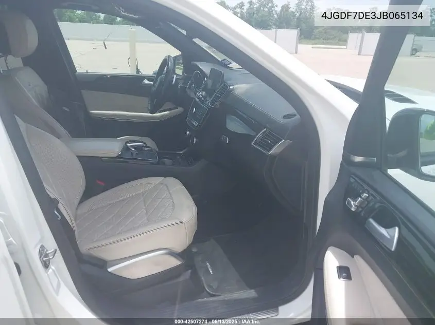 2018 Mercedes-Benz Gls 550 4Matic VIN: 4JGDF7DE3JB065134 Lot: 42507274