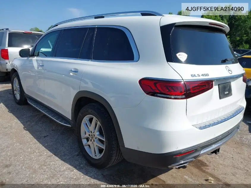 2020 Mercedes-Benz Gls 450 4Matic VIN: 4JGFF5KE9LA214090 Lot: 42487916