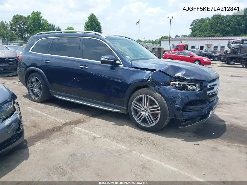 2020 Mercedes-Benz Gls 450 4Matic VIN: 4JGFF5KE7LA212841 Lot: 42582110