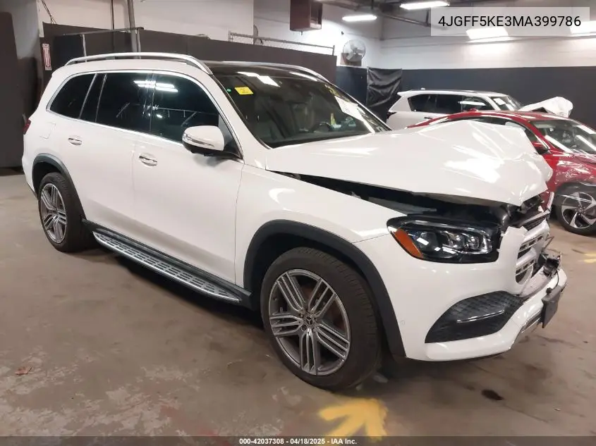 2021 Mercedes-Benz Gls 450 4Matic VIN: 4JGFF5KE3MA399786 Lot: 42037308