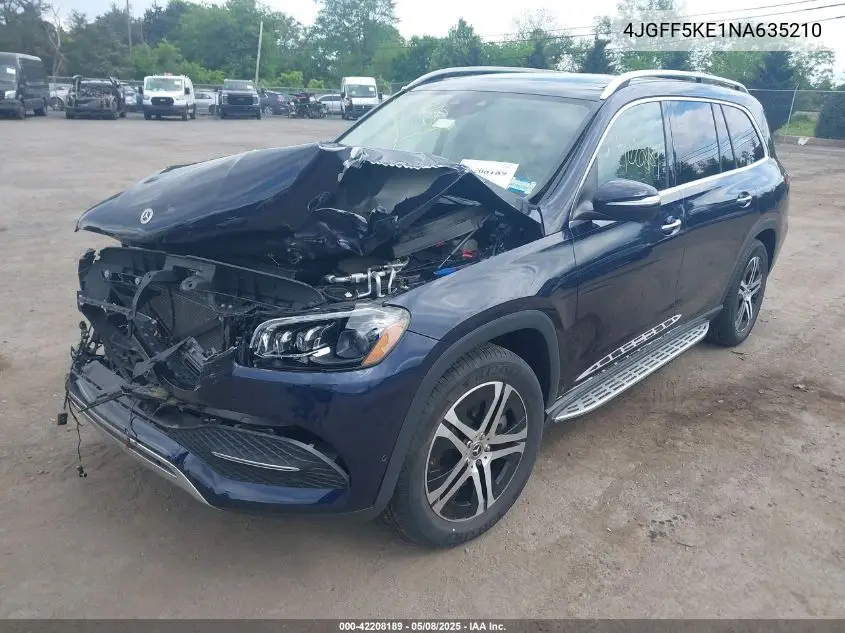 2022 Mercedes-Benz Gls 450 4Matic VIN: 4JGFF5KE1NA635210 Lot: 42208189