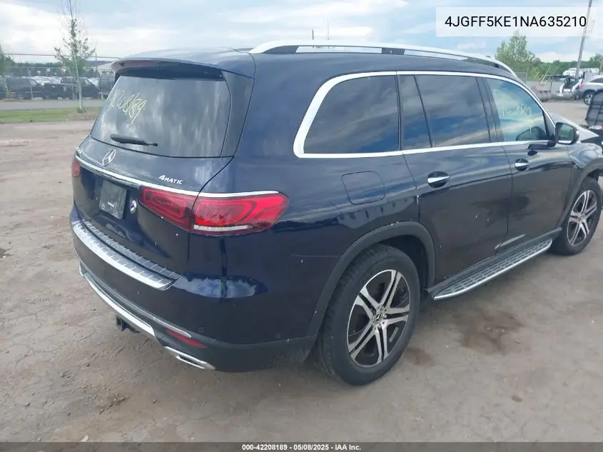 2022 Mercedes-Benz Gls 450 4Matic VIN: 4JGFF5KE1NA635210 Lot: 42208189