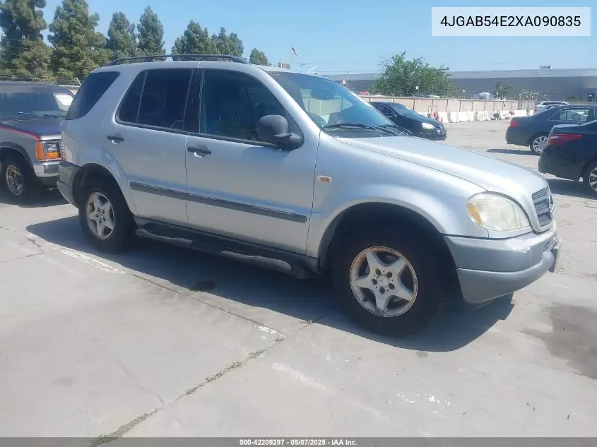 1999 Mercedes-Benz Ml 320 VIN: 4JGAB54E2XA090835 Lot: 42209297