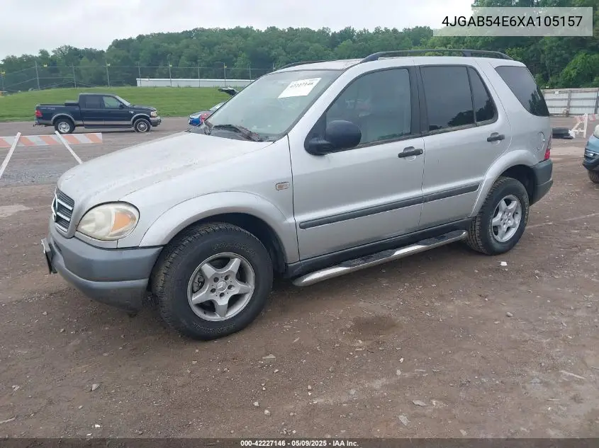 1999 Mercedes-Benz Ml 320 VIN: 4JGAB54E6XA105157 Lot: 42227146