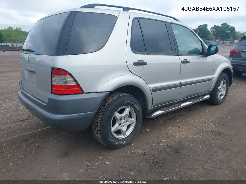 1999 Mercedes-Benz Ml 320 VIN: 4JGAB54E6XA105157 Lot: 42227146