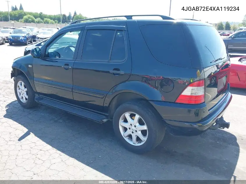 1999 Mercedes-Benz Ml 430 VIN: 4JGAB72E4XA119234 Lot: 42533209